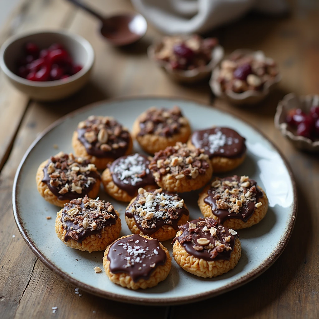 chocolate rice cakes