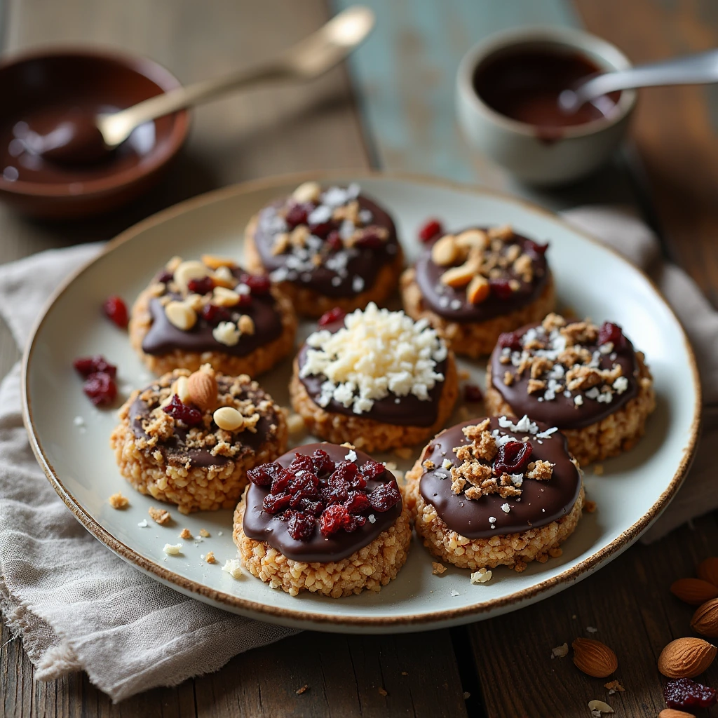 chocolate rice cakes