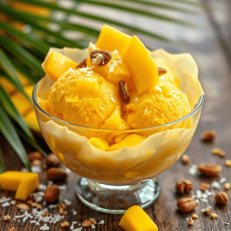 propitious mango ice cream